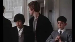 Mr Gryce gives the cane. (A scene from Kes 1969)