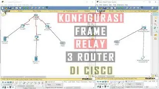 Konfigurasi Frame Relay 3 Router di Cisco Packet Tracer, Konfigurasi Web Server, DNS Server di Cisco
