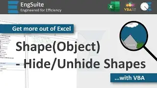 Hide & Unhide Shapes - Excel VBA