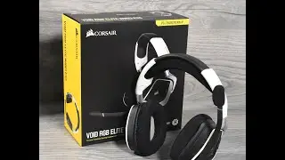 Das ist das neues Headset Corsair VOID RGB ELITE USB Premium Gaming mit 7.1 Surround-Sound - Weiß