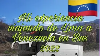Como Viajar en bus de lima a venezuela 2022