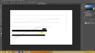 How to Draw a Straight Line in Photoshop (Brush tool, Line Tool)