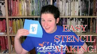 Easy Stencil Making - Creativity Time with Julia Major