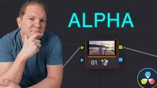 Resolve Color Grading Alpha and Transparency Tricks
