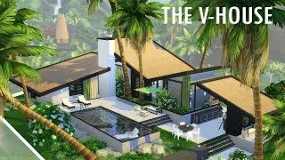 THE V-HOUSE - Speed Build | The Sims 4