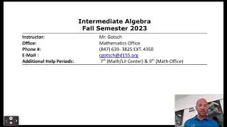Gotsch Parents Night Int Alg