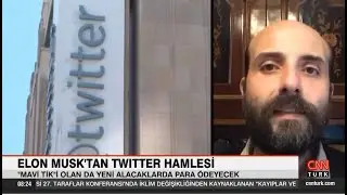 CNN Türk | Doç.Dr. Ali Murat Kırık | Twitter'ın 8 dolarlık mavi tik ücreti ne zaman, nasıl ödenecek?