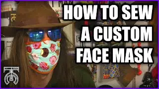 How to sew a face mask - Beginner Sewing Tutorial - Coronavirus Covid-19 / Dust Protector Mask