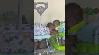My little adorable twins fighting 😂