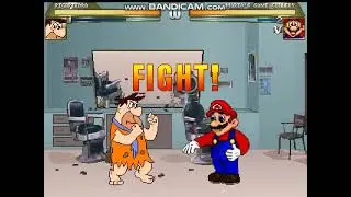 Mugen: Fred Flintstone VS. Game Gallery Mario