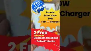SuperVooc 80W Charger With Free 2 Product 🔥🔥🔥 TTC Mobile Repair & Accessories #ttcmobilerepair