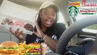 Letting Fast Food Employees DECIDE what I EAT for 24 HOURS!! ￼