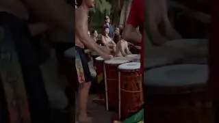 Maui drum circle at Baldwin park