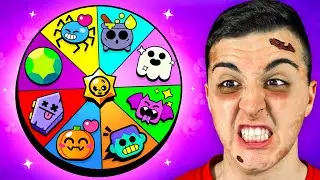 SOBREVIVÍ a la RULETA DE DESAFÍOS de HALLOWEEN en BRAWL STARS... 👻🚨