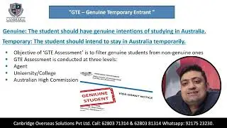 Australia GTE Process 2024 | Australia Latest updates| Australia GTE Process | Australia Study Visa