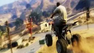 Grand Theft Auto V - Гонка на квадроциклах по горной местности