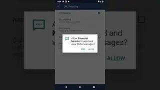 SMS permission request in 