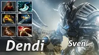 Dendi Sven Pro Build Carry Dota 2 Gameplay