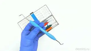 Набор из 5 инструментов моделировочных для воска Томас с кассетой Thomas Silicon