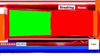 News greenscreen background studio_3D & HD Video with out copyright,
