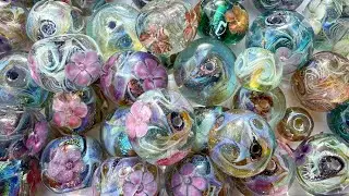 Handmade Glass Bead Demo: Dichroic Swirl and Plunged Flower Bead with Calvin Orr