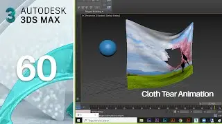 3dsmax Tutorial-60 | Cloth Tear Animation