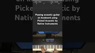 Playing guitar on keyboard is really easy and fun to do. #samplelibrary #acousticguitar #vst