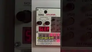 Groovy techno on the Korg Volca Sample #dawless #korg #volca #techno #drummachine