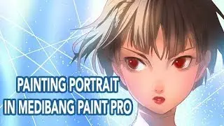 [Medibang Paint Pro desktop version how to] Makoto Niijima Portrait