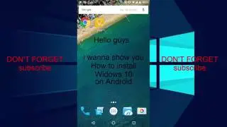 HOW TO INSTALL WINDOWS 10 ON ANDROID TABLET