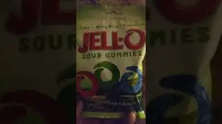 jello sour gummies candy gonna try these tonight staytune