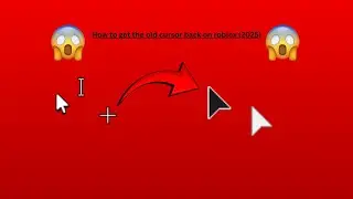 How to get the old cursor back on Roblox (2025 || Windows 11)