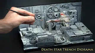 I Made a STAR WARS X-Wing Diorama from Trash!