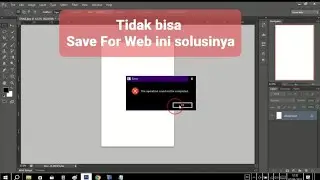 photoshop tidak bisa save for web