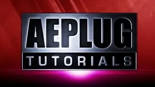 AEplus 010 - Metal Logo Opener for Intro in After Effects. Tutorial