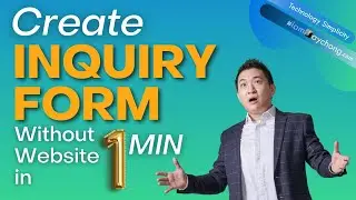 Create Inquiry Form without website in 1 minute