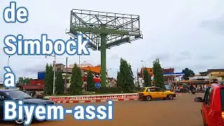 (Yaoundé) Route de l'Entrée Simbock à Biyem-Assi en 2021 - Trajet Cameroun