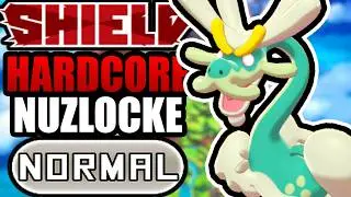 Pokémon Shield Hardcore Nuzlocke - Normal Types Only! (No items, No overleveling)