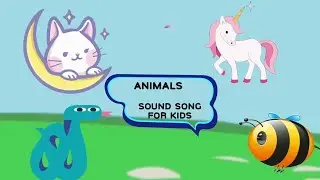 Animals sound song/These are the sounds That animals make/Original sounds for kids @Tot learning tv
