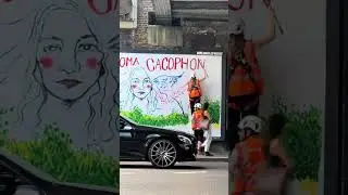 MY DEBUT ALBUM “CACOPHONY” IS OUT NOW. I painted this billboard on Old Street to celebrate.