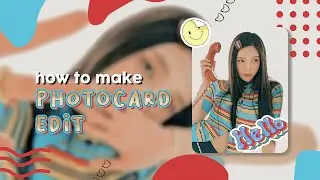 👔 :: how to make photocard edit using phone | ibisPaint X