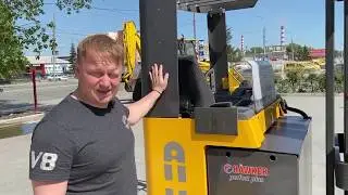 Узкопроходный штабелер ATLET URS125 с трехсторонней обработкой груза