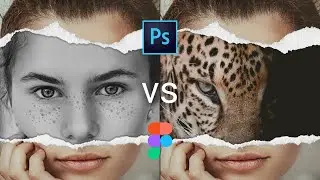 Easy Torn Paper Effect Photoshop vs Figma Tutorials