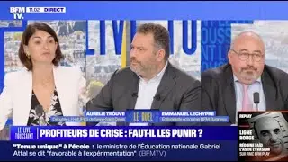 INFLATION, PRIX ALIMENTAIRE... Duel avec E. Lechypre sur BFMTV !