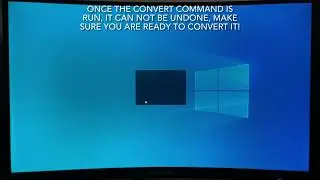 How To Convert Boot Drive With MBR2GPT Tool In Windows 10