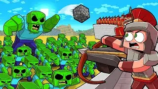 1,000 ZOMBIES vs ROMAN EMPIRE in Minecraft!