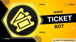 How to make ticket bot | Slash, Transcript, 24/7, Button and Much More | Uo