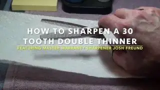 Teaser video-How to Sharpen a 30 Tooth Double Thinner DVD