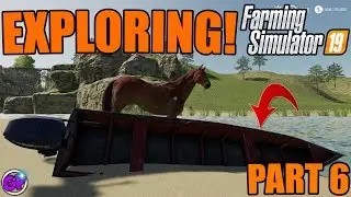 FARMING SIMULATOR 2019 GAMEPLAY | FS19 FIRST LOOK | EXPLORING | PART 6 | GARRETT PLAYS