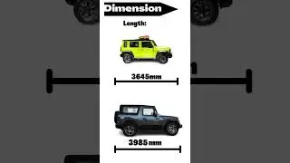 Maruti Suzuki JIMNY V/S Mahindra Thar #shorts #short #trending #trendingshorts #thar #jimmy